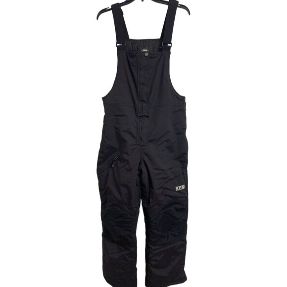 Ski-Doo BRP RPM Mens L Snowmobile Overalls Bibs Black Adjustable Elastic Waist R - Picture 1 of 10